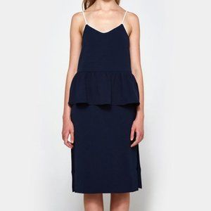 Ganni Peplum Mid length Dress